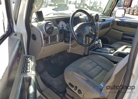 2003 Hummer H2 z USA, uszkodzony, nr VIN 5GRGN23U33H129686